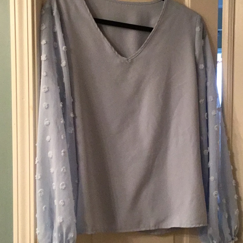 Soft Blue Top